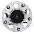 WE60921 by NTN - Wheel Bearing and Hub Assembly - Steel, Natural, with Wheel Studs