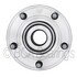 WE60909 by NTN - Wheel Bearing and Hub Assembly - Steel, Natural, with Wheel Studs