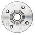 WE60940 by NTN - Wheel Bearing and Hub Assembly - Steel, Natural, with Wheel Studs