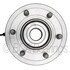 WE60931 by NTN - Wheel Bearing and Hub Assembly - Steel, Natural, with Wheel Studs