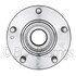 WE60962 by NTN - Wheel Bearing and Hub Assembly - Steel, Natural, with Wheel Studs
