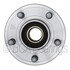 WE60947 by NTN - Wheel Bearing and Hub Assembly - Steel, Natural, with Wheel Studs