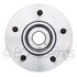 WE60966 by NTN - Wheel Bearing and Hub Assembly - Steel, Natural, with Wheel Studs