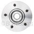 WE60990 by NTN - Wheel Bearing and Hub Assembly - Steel, Natural, with Wheel Studs