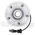 WE60995 by NTN - Wheel Bearing and Hub Assembly - Steel, Natural, with Wheel Studs