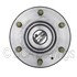WE61022 by NTN - Wheel Bearing and Hub Assembly - Steel, Natural, with Wheel Studs