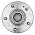 WE61026 by NTN - Wheel Bearing and Hub Assembly - Steel, Natural, with Wheel Studs
