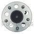 WE61015 by NTN - Wheel Bearing and Hub Assembly - Steel, Natural, with Wheel Studs