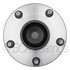 WE61082 by NTN - Wheel Bearing and Hub Assembly - Steel, Natural, with Wheel Studs