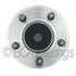 WE61070 by NTN - Wheel Bearing and Hub Assembly - Steel, Natural, with Wheel Studs