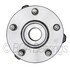 WE61071 by NTN - Wheel Bearing and Hub Assembly - Steel, Natural, with Wheel Studs