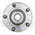 WE61096 by NTN - Wheel Bearing and Hub Assembly - Steel, Natural, with Wheel Studs