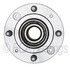 WE61141 by NTN - Wheel Bearing and Hub Assembly - Steel, Natural, with Wheel Studs