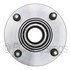 WE61143 by NTN - Wheel Bearing and Hub Assembly - Steel, Natural, with Wheel Studs