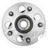 WE61166 by NTN - Wheel Bearing and Hub Assembly - Steel, Natural, with Wheel Studs