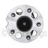 WE61153 by NTN - Wheel Bearing and Hub Assembly - Steel, Natural, with Wheel Studs