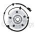 WE61159 by NTN - Wheel Bearing and Hub Assembly - Steel, Natural, with Wheel Studs