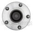 WE61184 by NTN - Wheel Bearing and Hub Assembly - Steel, Natural, with Wheel Studs