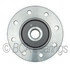 WE61196 by NTN - Wheel Bearing and Hub Assembly - Steel, Natural, with Wheel Studs