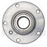 WE61180 by NTN - Wheel Bearing and Hub Assembly - Steel, Natural, without Wheel Studs