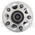 WE61206 by NTN - Wheel Bearing and Hub Assembly - Steel, Natural, with Wheel Studs