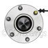 WE61213 by NTN - Wheel Bearing and Hub Assembly - Steel, Natural, with Wheel Studs