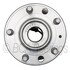 WE61214 by NTN - Wheel Bearing and Hub Assembly - Steel, Natural, with Wheel Studs