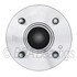 WE61218 by NTN - Wheel Bearing and Hub Assembly - Steel, Natural, with Wheel Studs