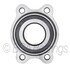 WE61236 by NTN - Wheel Bearing and Hub Assembly - Steel, Natural, without Wheel Studs