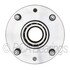 WE61245 by NTN - Wheel Bearing and Hub Assembly - Steel, Natural, with Wheel Studs