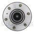 WE61261 by NTN - Wheel Bearing and Hub Assembly - Steel, Natural, with Wheel Studs