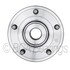 WE61249 by NTN - Wheel Bearing and Hub Assembly - Steel, Natural, with Wheel Studs