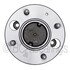 WE61278 by NTN - Wheel Bearing and Hub Assembly - Steel, Natural, with Wheel Studs