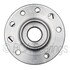 WE61282 by NTN - Wheel Bearing and Hub Assembly - Steel, Natural, without Wheel Studs