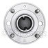 WE61294 by NTN - Wheel Bearing and Hub Assembly - Steel, Natural, with Wheel Studs