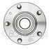 WE61285 by NTN - Wheel Bearing and Hub Assembly - Steel, Natural, with Wheel Studs