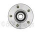 WE61307 by NTN - Wheel Bearing and Hub Assembly - Steel, Natural, with Wheel Studs