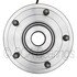 WE61365 by NTN - Wheel Bearing and Hub Assembly - Steel, Natural, with Wheel Studs