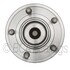 WE61375 by NTN - Wheel Bearing and Hub Assembly - Steel, Natural, with Wheel Studs