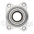 WE61382 by NTN - Wheel Bearing and Hub Assembly - Steel, Natural, without Wheel Studs