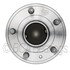WE61434 by NTN - Wheel Bearing and Hub Assembly - Steel, Natural, with Wheel Studs
