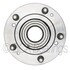 WE61451 by NTN - Wheel Bearing and Hub Assembly - Steel, Natural, with Wheel Studs