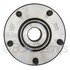 WE61463 by NTN - Wheel Bearing and Hub Assembly - Steel, Natural, with Wheel Studs