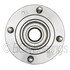 WE61455 by NTN - Wheel Bearing and Hub Assembly - Steel, Natural, with Wheel Studs