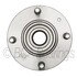 WE61466 by NTN - Wheel Bearing and Hub Assembly - Steel, Natural, with Wheel Studs