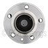 WE61491 by NTN - Wheel Bearing and Hub Assembly - Steel, Natural, without Wheel Studs