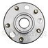 WE61502 by NTN - Wheel Bearing and Hub Assembly - Steel, Natural, with Wheel Studs