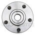 WE61510 by NTN - Wheel Bearing and Hub Assembly - Steel, Natural, with Wheel Studs