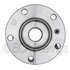 WE61545 by NTN - Wheel Bearing and Hub Assembly - Steel, Natural, without Wheel Studs