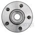 WE61558 by NTN - Wheel Bearing and Hub Assembly - Steel, Natural, with Wheel Studs